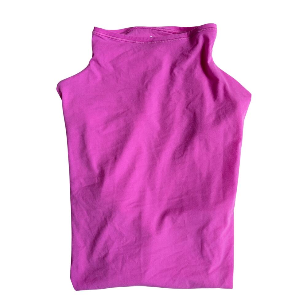 Skims Fits Everybody Turtleneck Top (Hot Pink) - Small